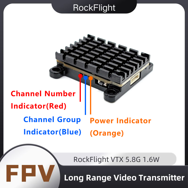 RockFlight TX663 VTX 5.8G 48CH - Fpv Drone Transmitter 评论和价格