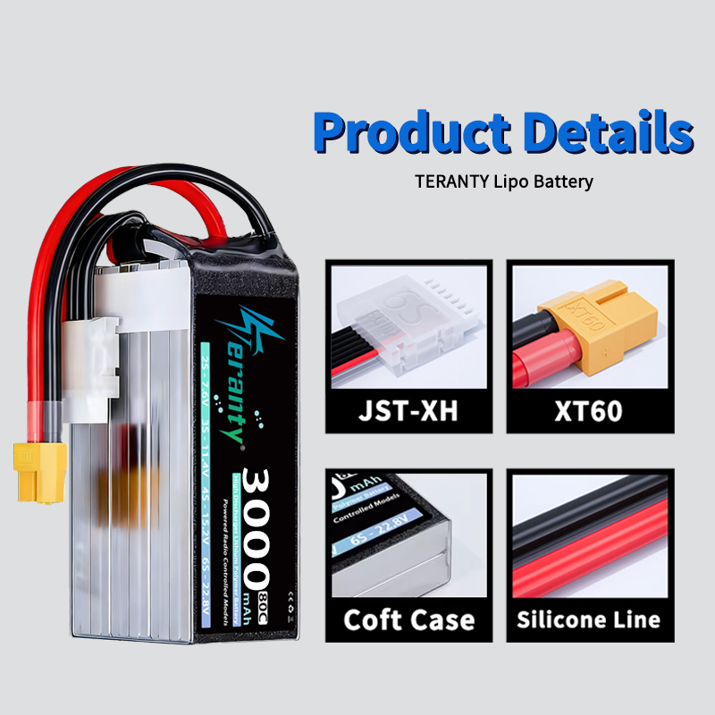 TERANTY 6S 22.8V 3000mAh 80C/1 - Fpv Drone Charger 评论和价格